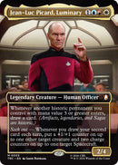 Image for Jean-Luc Picard, Luminary (Borderless) (3) (TRC) - Magic: The Gathering