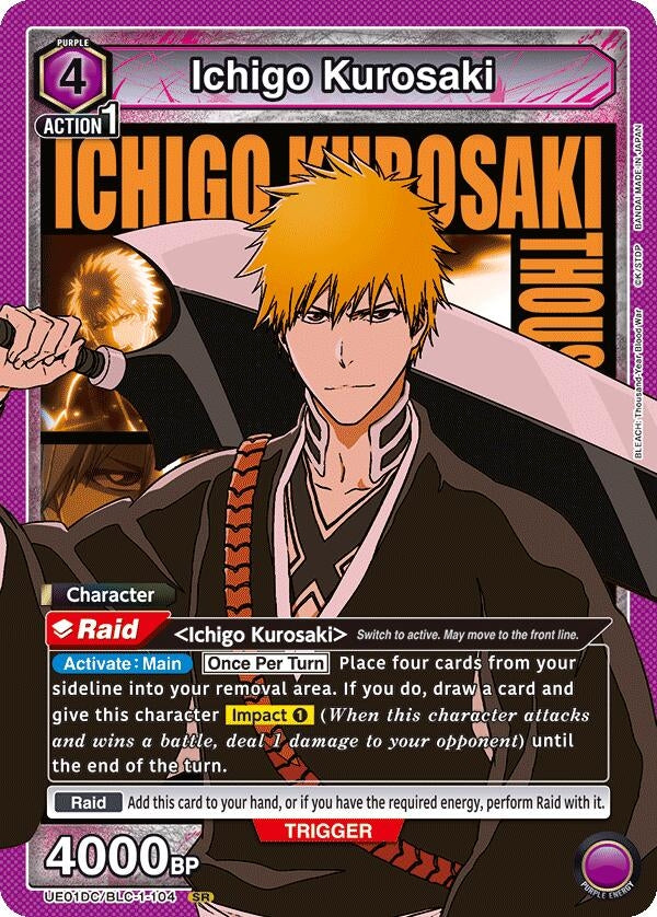 Image for Ichigo Kurosaki (104) (UE01DC/BLC-1-104) (UE10DC) - Union Arena