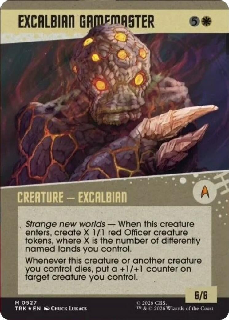 Image for Excalbian Gamemaster (Showcase) (Surge Foil) (527) (TRK) - Magic: The Gathering