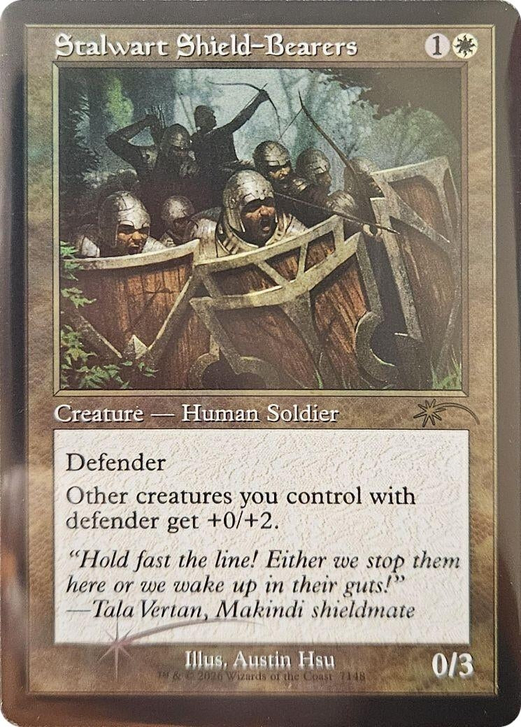 Image for Stalwart Shield-Bearers (Retro Frame) (7148) (SLD) - Magic: The Gathering