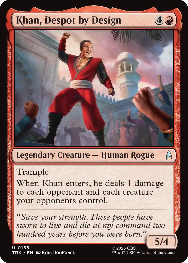 Image for Khan, Despot by Design (155) (TRK) - Magic: The Gathering