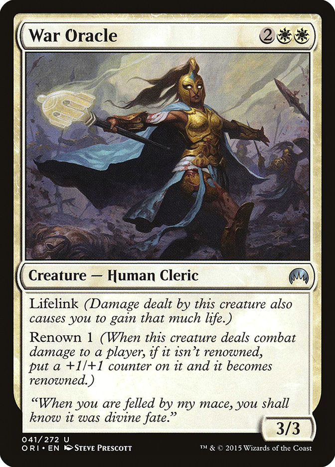 Oracle de guerre [Magic Origins]