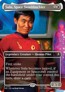 Image for Sulu, Space Swashbuckler (Borderless) (356) (TRK) - Magic: The Gathering