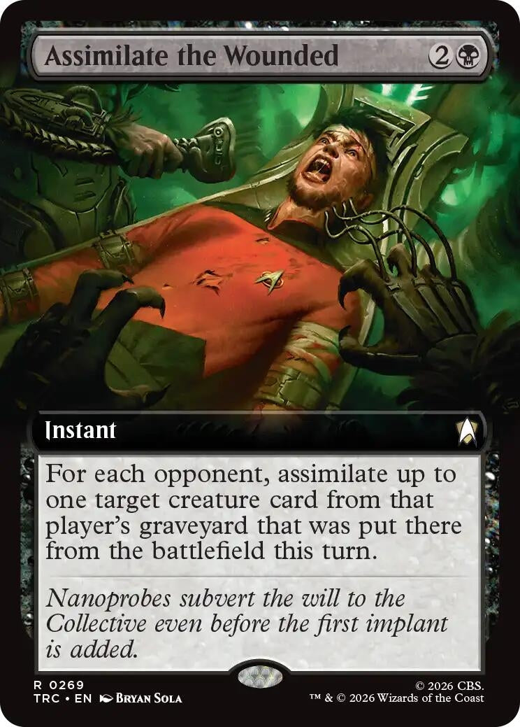 Image for Assimilate the Wounded (Extended Art) (269) (TRC) - Magic: The Gathering