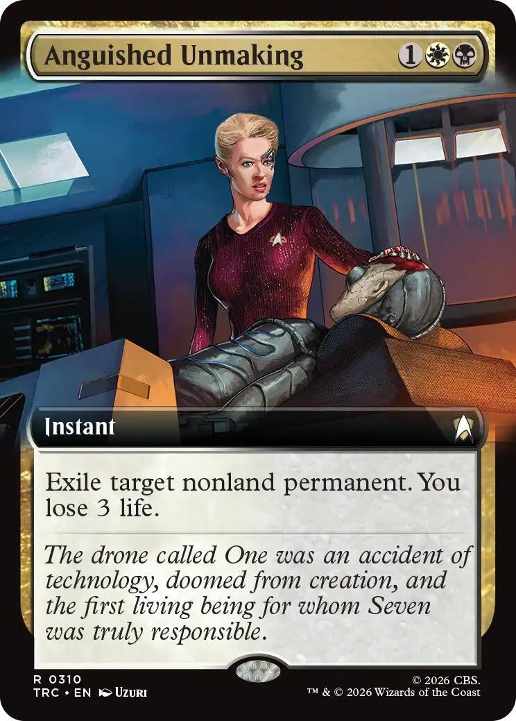 Image for Anguished Unmaking (Extended Art) (310) (TRC) - Magic: The Gathering
