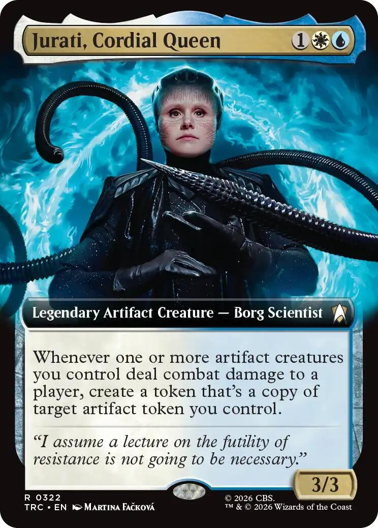 Image for Jurati, Cordial Queen (Extended Art) (322) (TRC) - Magic: The Gathering