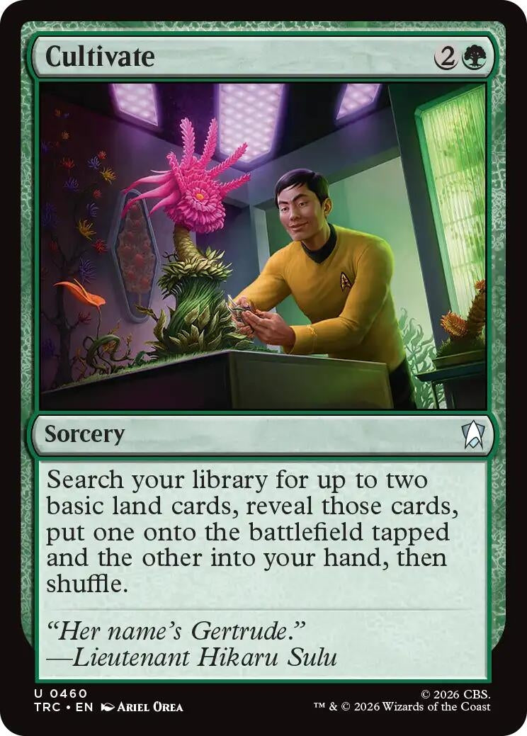 Image for Cultivate (Surge Foil) (460) (TRC) - Magic: The Gathering