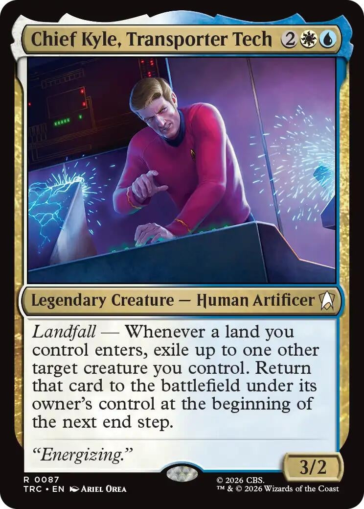 Image for Chief Kyle, Transporter Tech (87) (TRC) - Magic: The Gathering