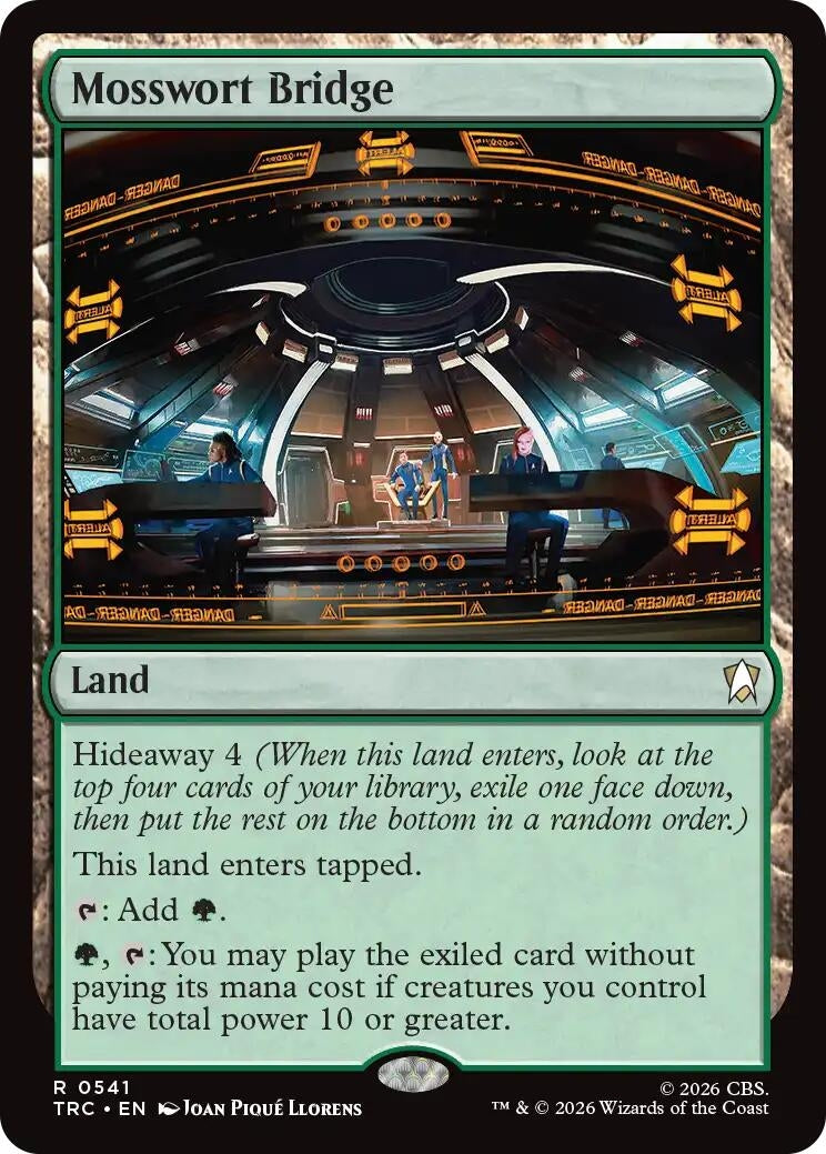 Image for Mosswort Bridge (Surge Foil) (541) (TRC) - Magic: The Gathering