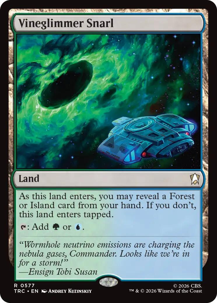 Image for Vineglimmer Snarl (Surge Foil) (577) (TRC) - Magic: The Gathering