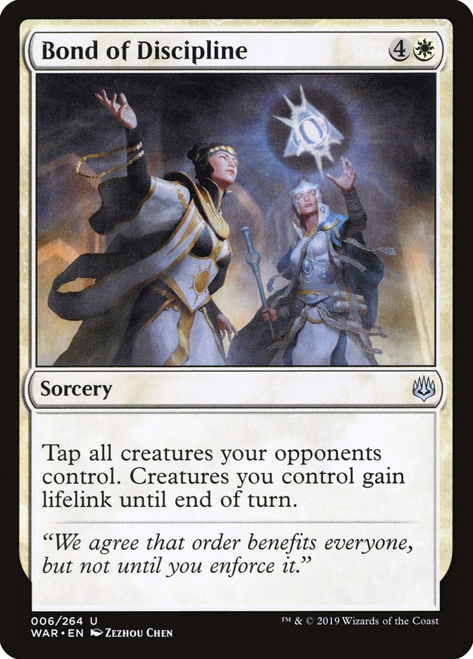Lien de discipline [La Guerre des Planeswalkers]