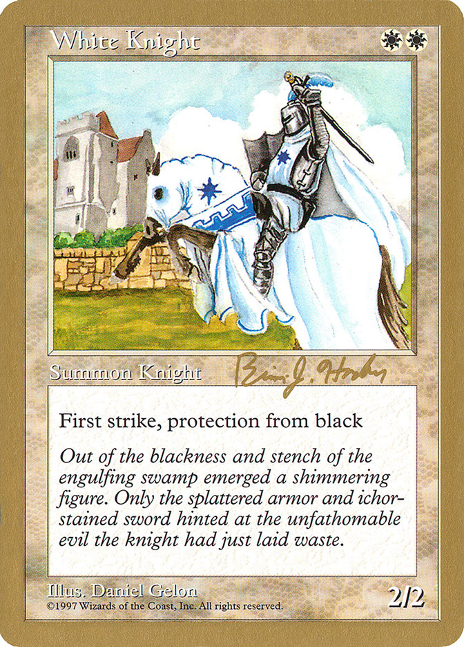Chevalier blanc (Brian Hacker) [Decks des Championnats du Monde 1998]