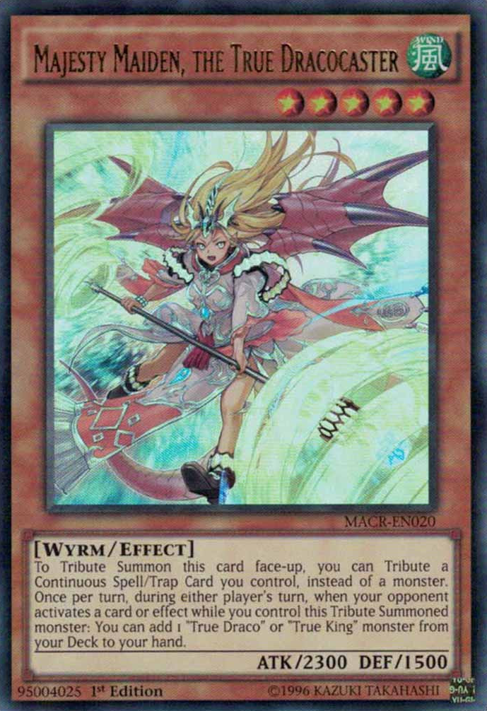 Majesty Maiden, the True Dracocaster [MACR-FR020] Ultra Rare