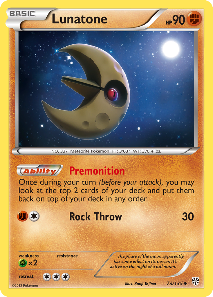 Lunatone (73/135) [Negro y Blanco: Tormenta Plasma]