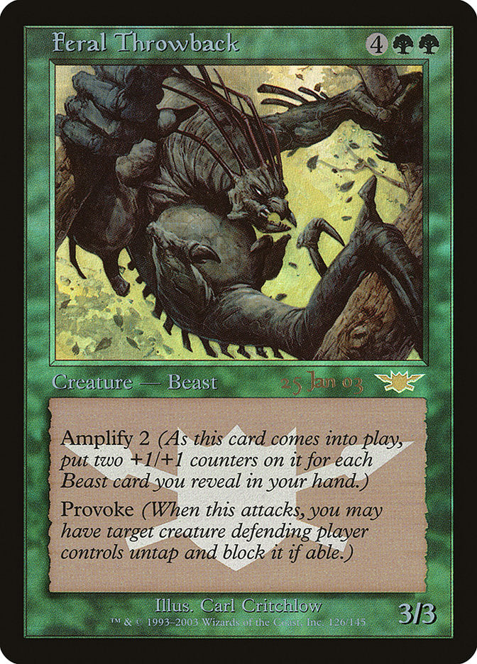 Régression sauvage [Promos Legions]