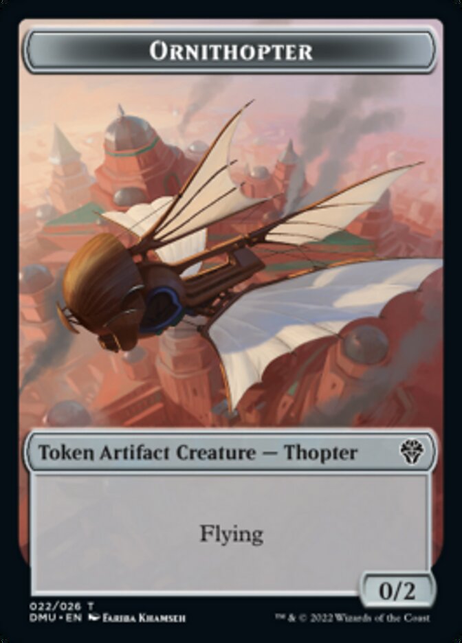 Phyrexian // Ornithoptère Jeton recto-verso [Jetons Dominaria Uni]