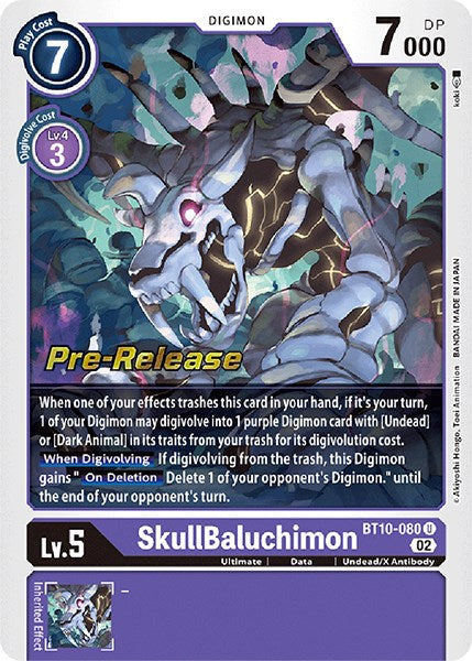 SkullBaluchimon [BT10-080] [Cartas de prelanzamiento de Xros Encounter]
