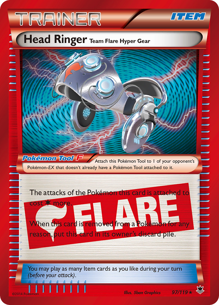 Grelot de tête Équipe Flare Super Matos (97/119) [XY: Forces Démons]