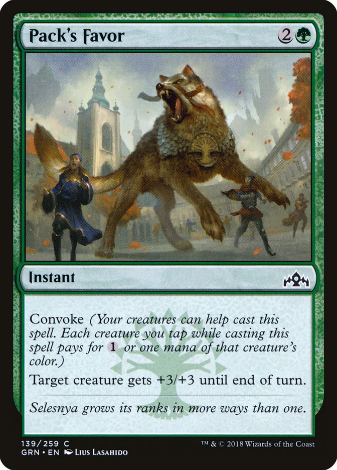 La Faveur de la Meute [Guilds of Ravnica]