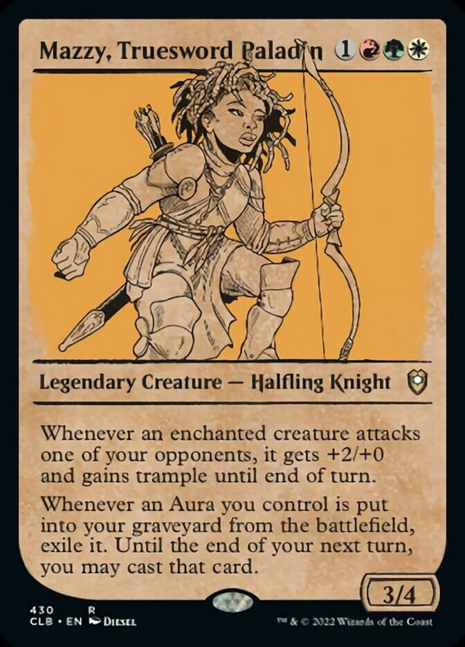 Mazzy, paladine de la Lame véridique (vitrine) [Commander Legends : Battle for Baldur's Gate]