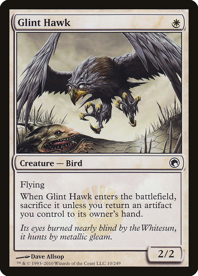 Halcón destellante [Cicatrices de Mirrodin]
