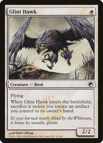 Faucon scintillant [Cicatrices de Mirrodin]