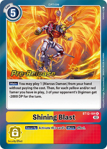 Ráfaga brillante [BT12-104] [Cartas de prelanzamiento de Across Time]