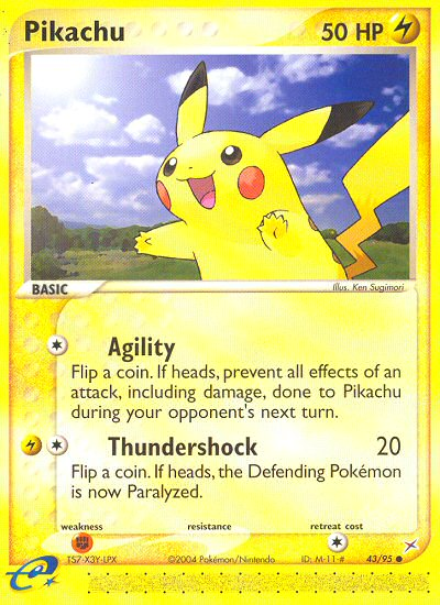 Pikachu (43/95) [EX: Équipe Magma contre Équipe Aqua]