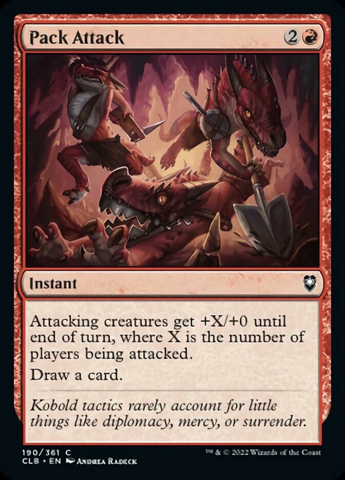 Attaque en meute [Commander Legends : La Bataille de la Porte de Baldur]