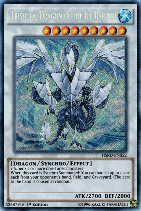 Trishula, Dragon de la Barrière de Glace [HSRD-FR052] Secret Rare