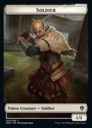 Soldat // Jeton double face élémental [Jetons Dominaria Uni]