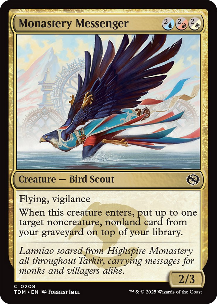 Messager du monastère [Tarkir : Rafale draconique]