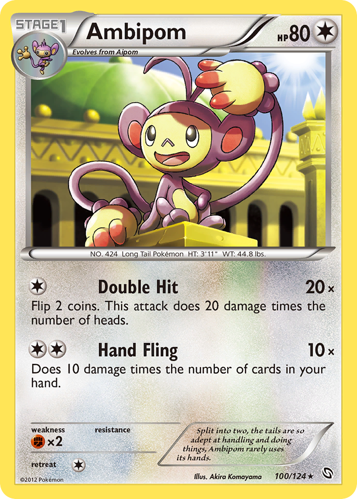 Ambipom (100/124) [Negro y Blanco: Dragones Majestuosos]
