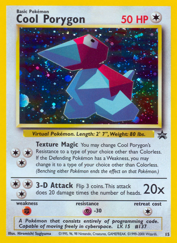 Porygon stylé (15) [Wizards of the Coast: Cartes promo Étoile Noire]
