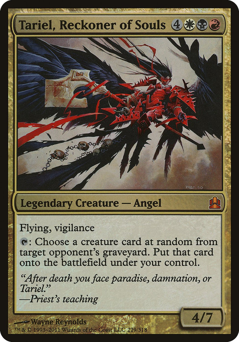 Tariel, contadora de almas (sobredimensionada) [Commander 2011 sobredimensionada]