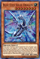 Dragón Sólido de Ojos Azules [LED3-EN002] Ultra Rara