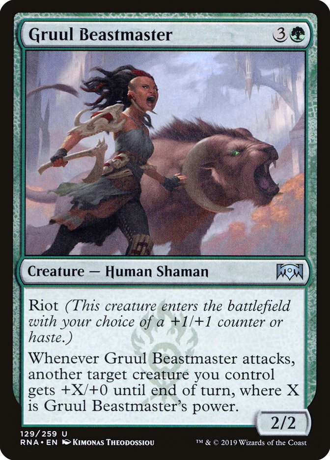 Maître des bêtes gruul [Allégeance de Ravnica]