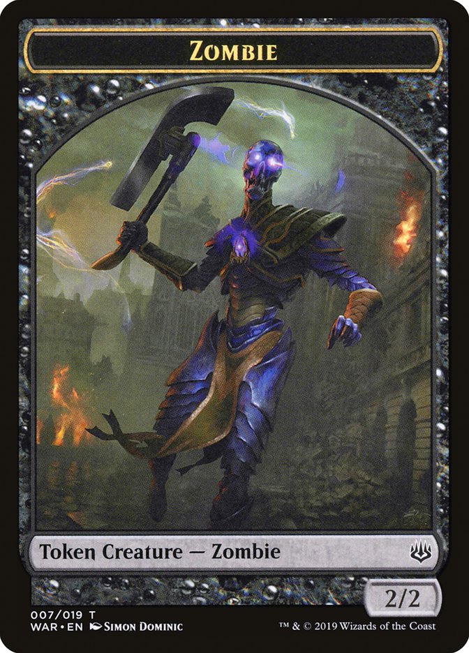 Jeton Zombie [Jetons La Guerre des Planeswalkers]