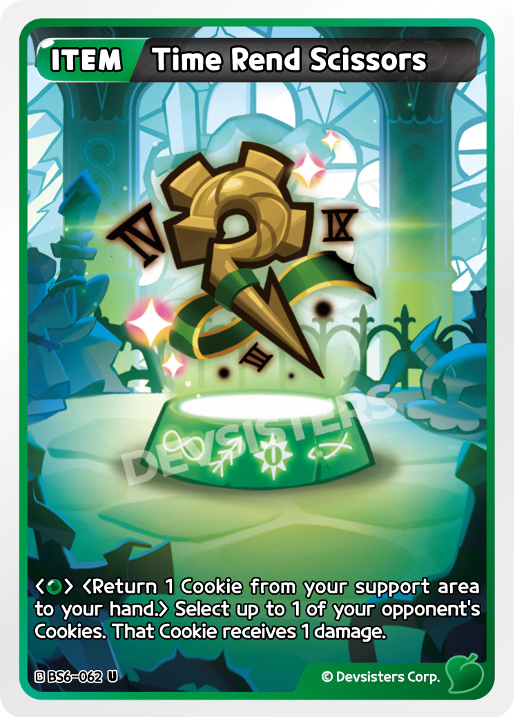 Image for Time Rend Scissors (BS6-062) (BS6) - CookieRun: Braverse TCG