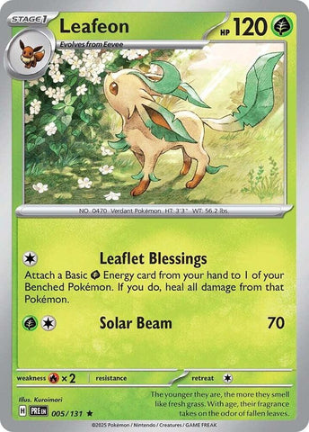 Leafeon (005/131) [Escarlata y Púrpura: Evoluciones Prismáticas]
