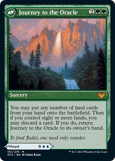 Jadzi, Oracle d'Arcavios // Périple vers l'Oracle [Strixhaven : L'académie des mages avant-première promos]