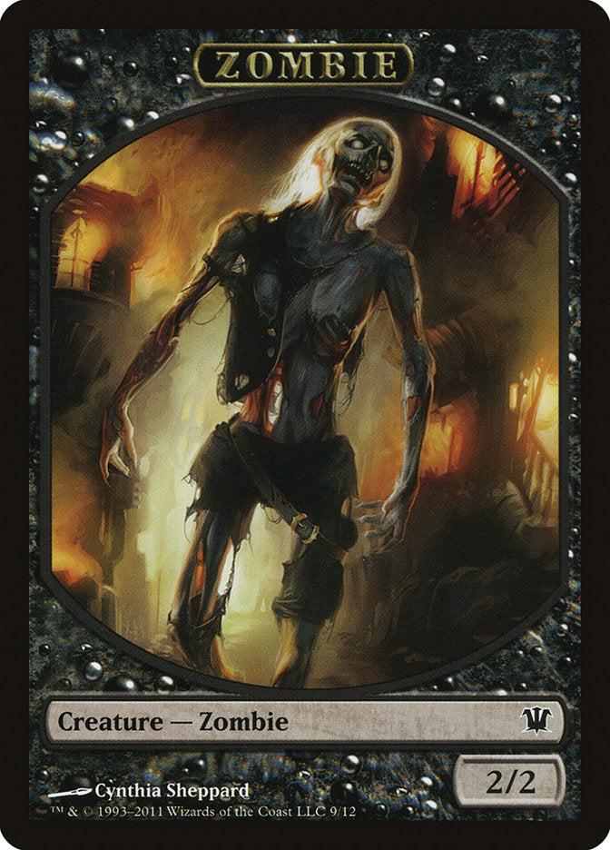 Jeton Zombie (9/12) [Jetons d'Innistrad]