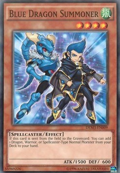 Invocador de Dragones Azules [DEM3-EN009] Común