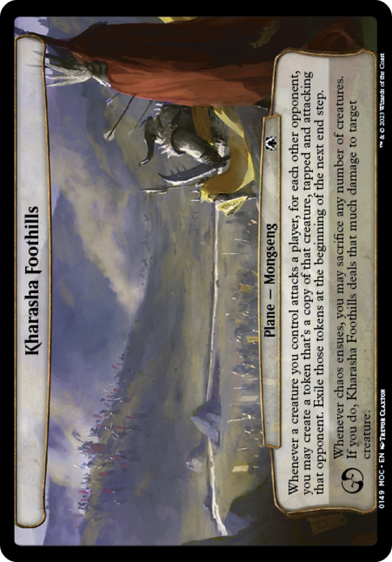 Contreforts de Kharasha [Commander Marche des Machines]