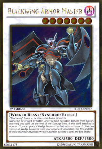 Maestro Armadura Alanegra [PGLD-EN077] Gold Rare