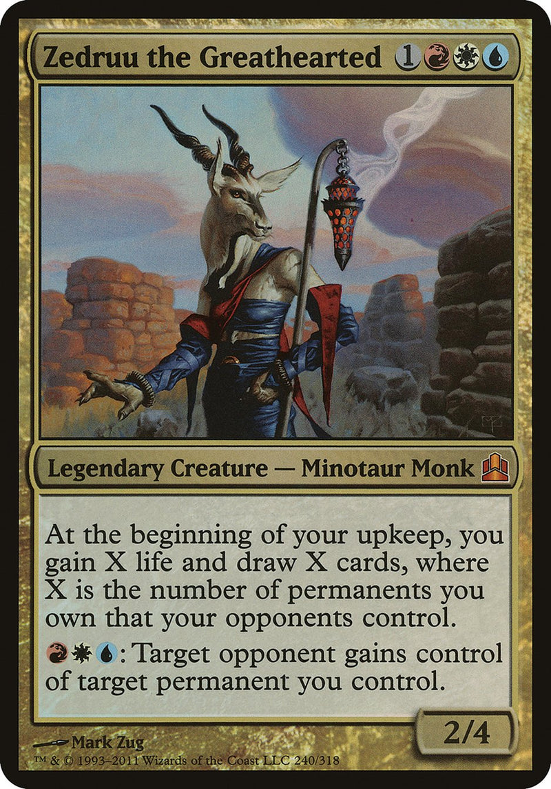 Zedruu la Grande Cœur (Grand format) [Commander 2011 Grand format]