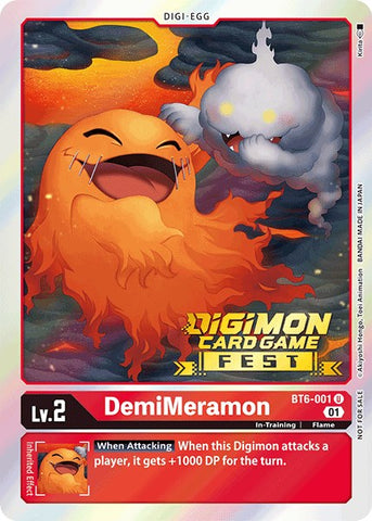 DemiMeramon [BT6-001] (Digimon Card Game Fest 2022) [Promos de Doble Diamante]
