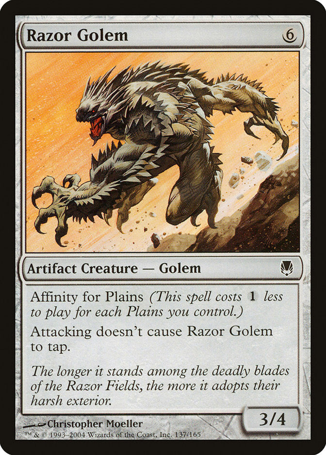 Golem Rasoir [Sombracier]