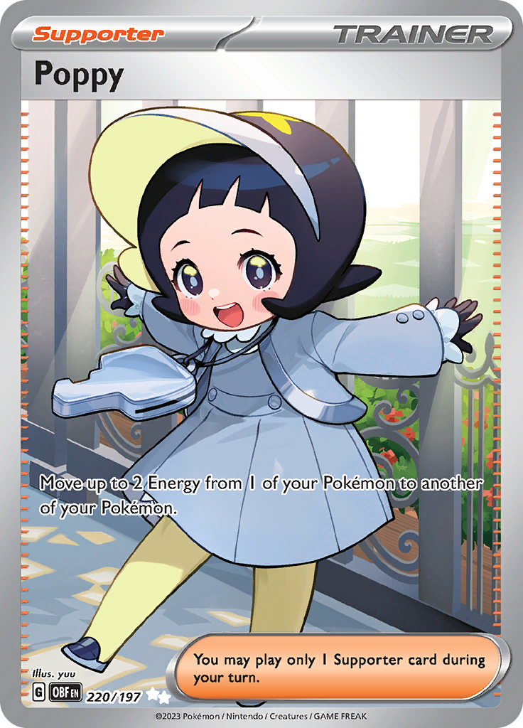 Poppy (220/197) [Escarlata y Púrpura: Llamas Obsidianas]