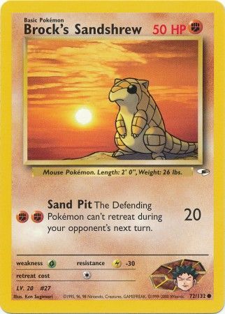 Sandshrew de Brock (72/132) [Gimnasio Héroes Ilimitado]
